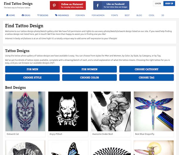 Find Tattoo Design