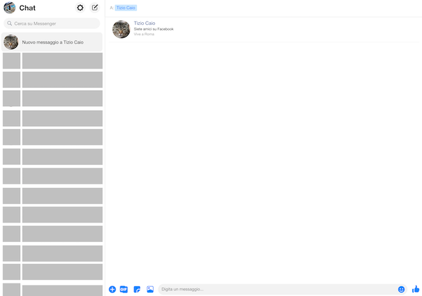 Messenger chat Web