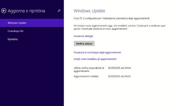 Come aggiornare Windows 8