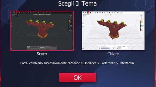 Programmi per stampanti 3D ideaMaker Raise3D