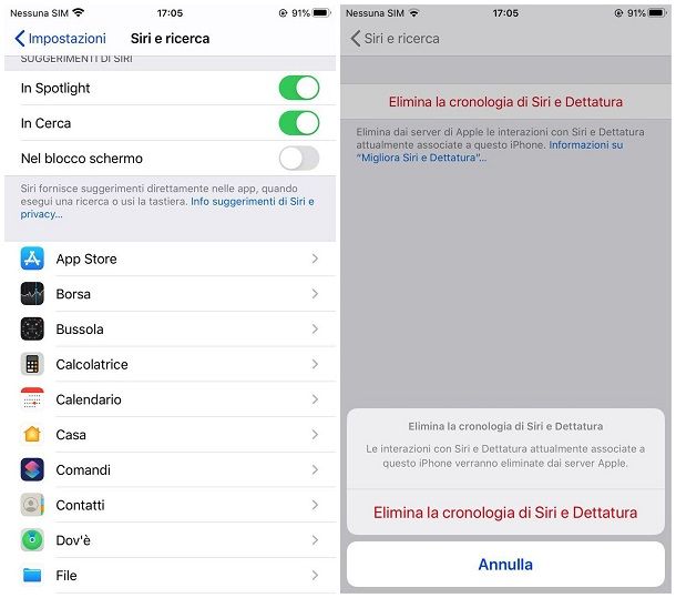Come eliminare ricerche di tendenza su iPhone