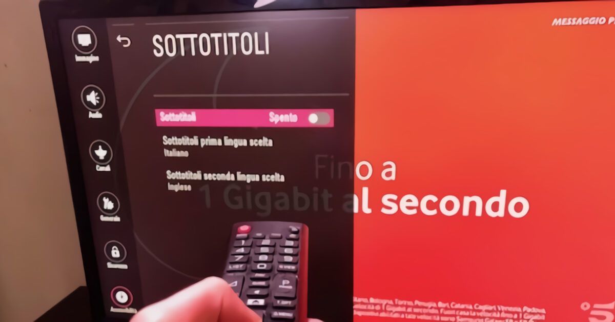 Come togliere sottotitoli