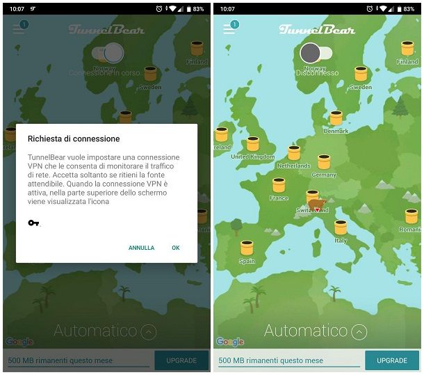 App per WiFi protette
