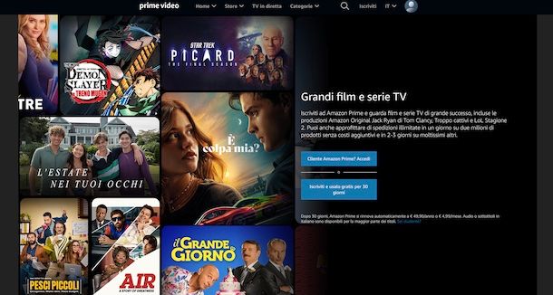 Abbonato Prime posso vedere anche film a pagamento musica e Alexa?