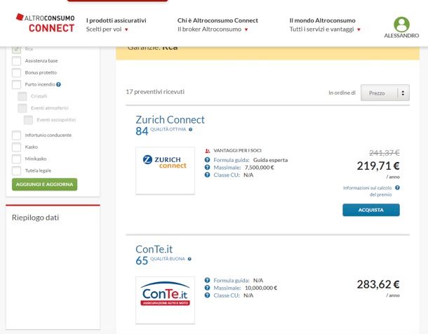 Altroconsumo Connect