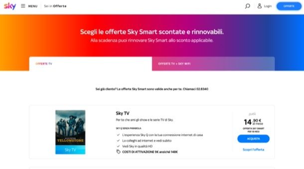 Offerte Sky TV