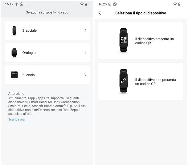 App per Mi Band ufficiale