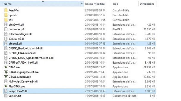 Come installare Script Hook V su GTA 5 PC