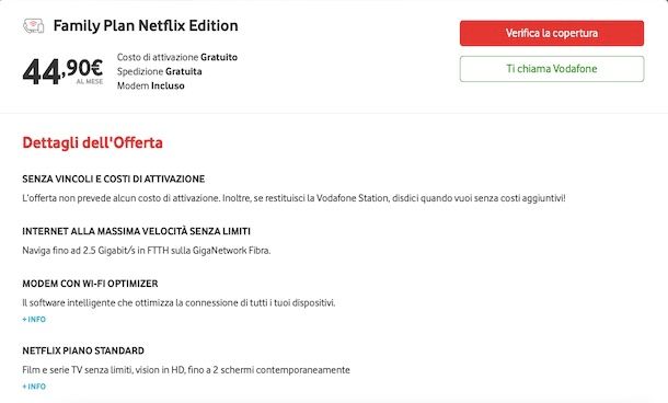 Offerte Internet + Netflix