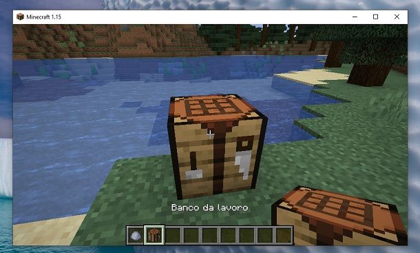 Banco da lavoro Minecraft