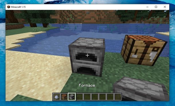 Fornace Minecraft terreno