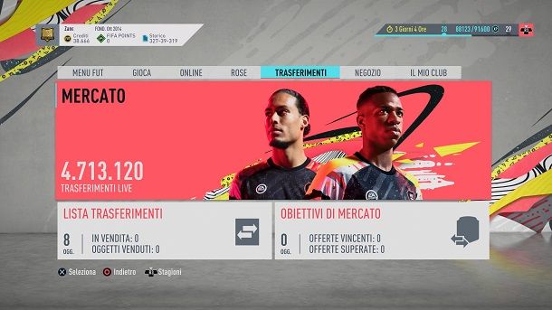 Mercato FIFA Ultimate Team