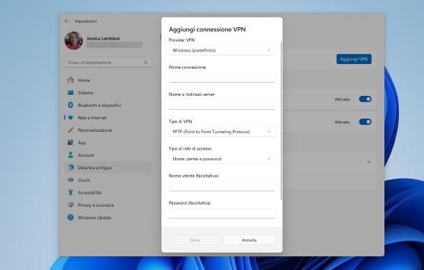 Come creare una VPN