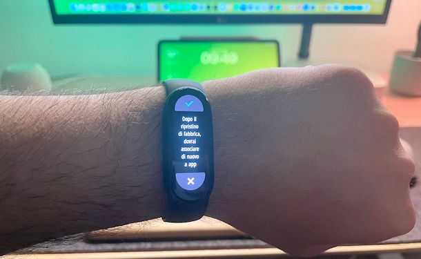 Ripristinare Mi Band