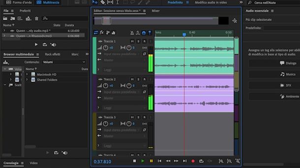 Altri programmi per editare musica Adobe Audition