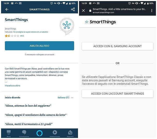 skill alexa samsung tv