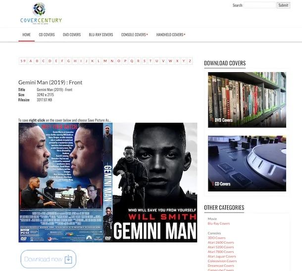 Cover DVD