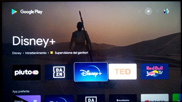 Installare app Smart TV