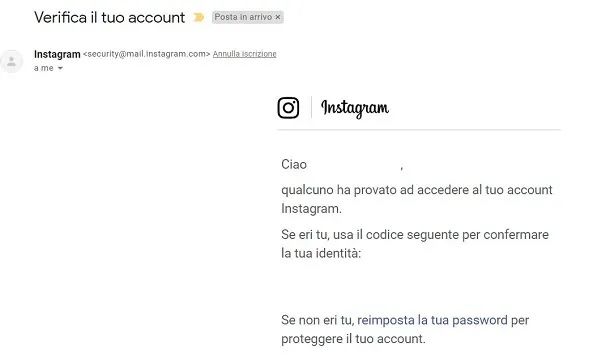Recupero profilo Instagram hackerato