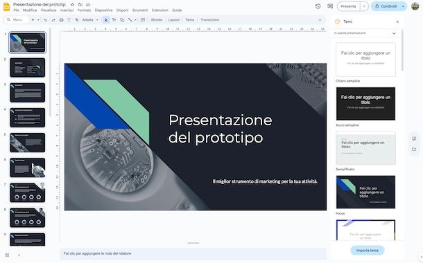 Presentazioni Google