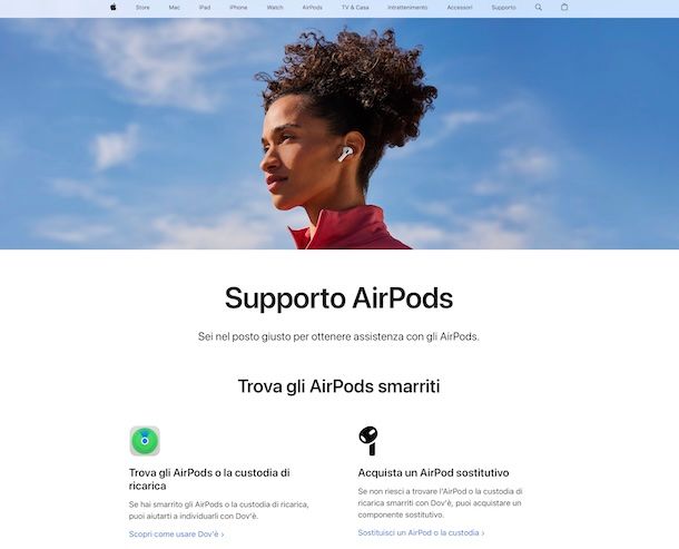 Supporto Apple