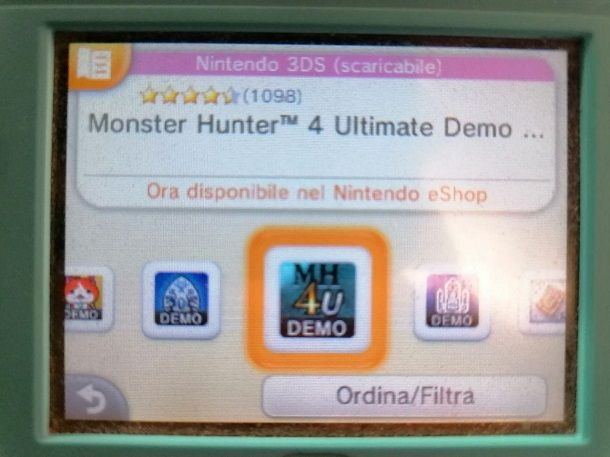 Demo Nintendo 3DS