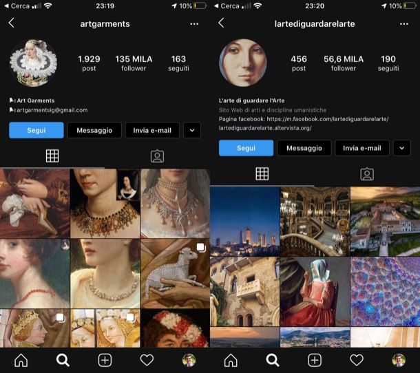 Migliori profili Instagram arte e design