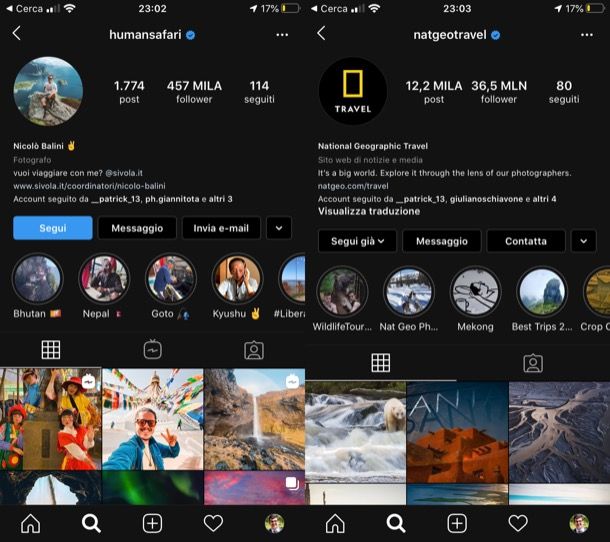 Migliori profili Instagram viaggi