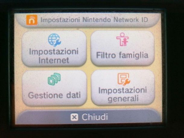 Impostazioni Internet Nintendo 3DS