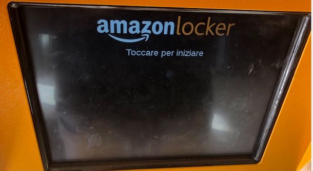 Come ritirare pacco Amazon Locker