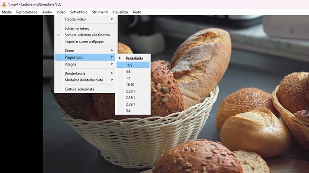 Come ridimensionare un video con VLC