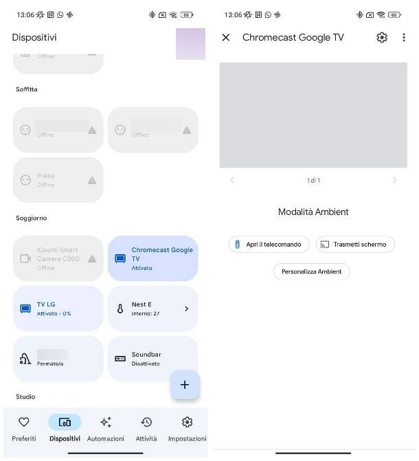 Come trasmettere schermo Android su TV