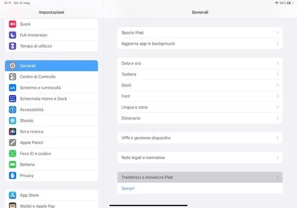 Configurare iPad usato