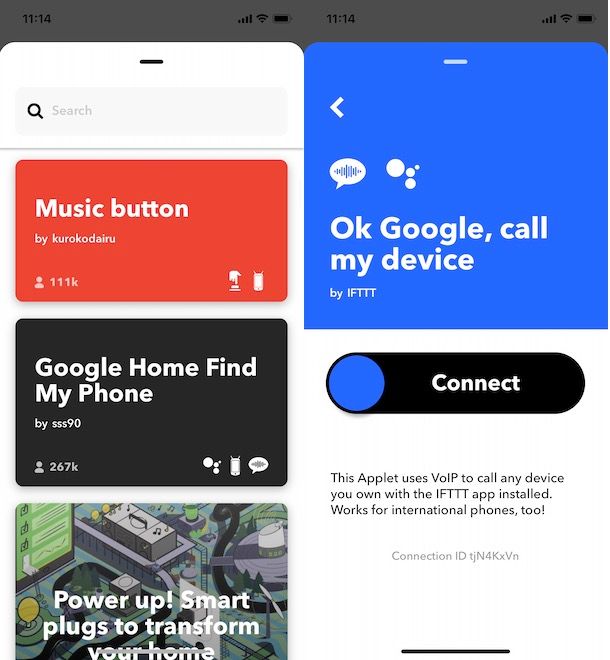 Altre app per Google Home