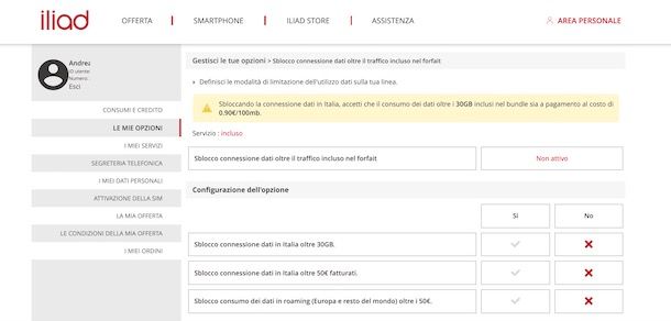 Sblocco connessione Iliad in Italia da computer