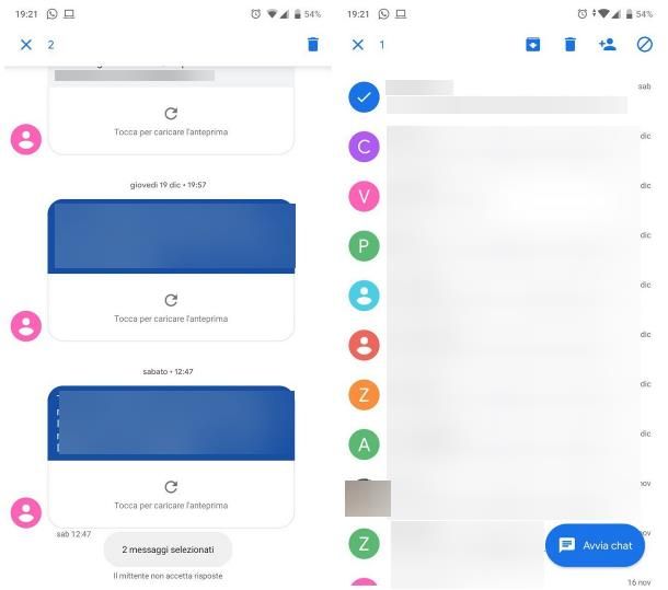 Come cancellare SMS ricevuti
