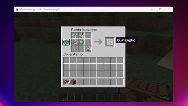 Creare guinzaglio Minecraft