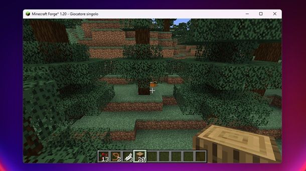 Volpe trovata Minecraft