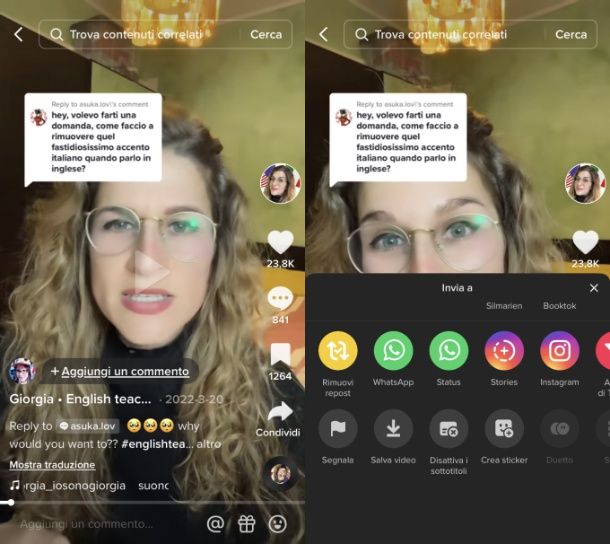 Come eliminare un video ripubblicato su TikTok