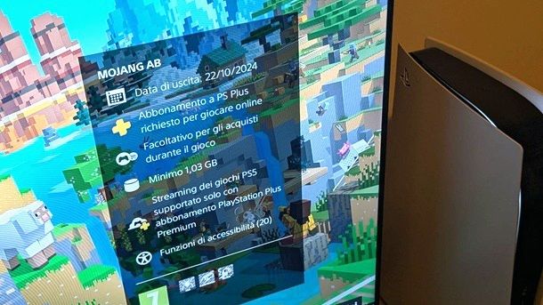 Come giocare in due su Minecraft PS5 online