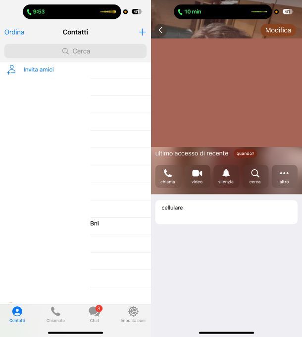 Videochiamare con Telegram