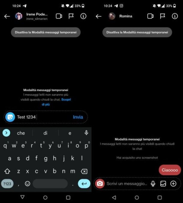 Come eliminare chat Instagram per entrambi