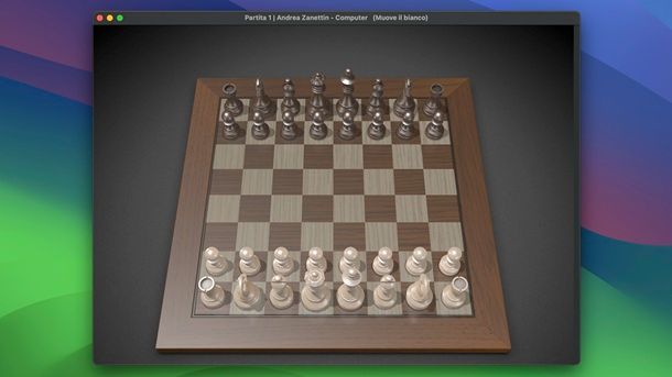 Scacchi gioco Mac