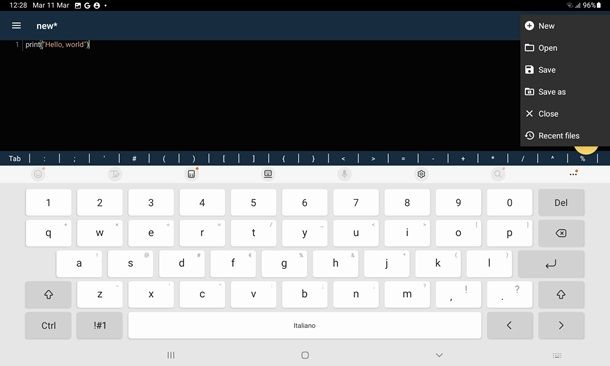 Come programmare in Python su Android