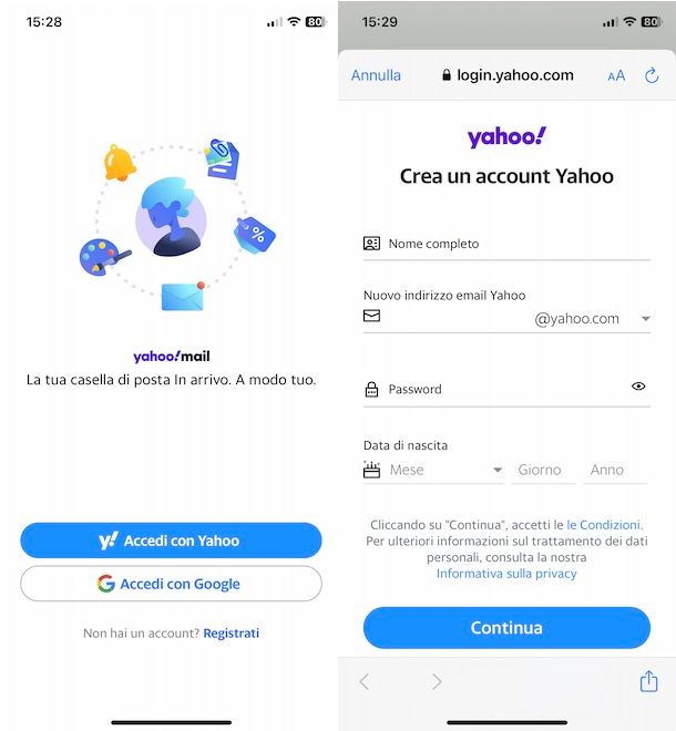 App Yahoo Mail