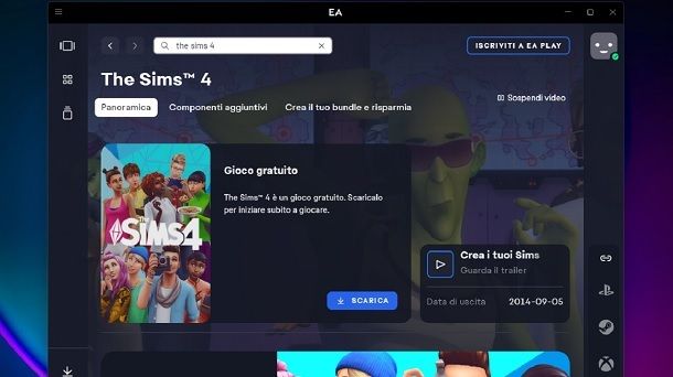 Come giocare a The Sims 4 gratis