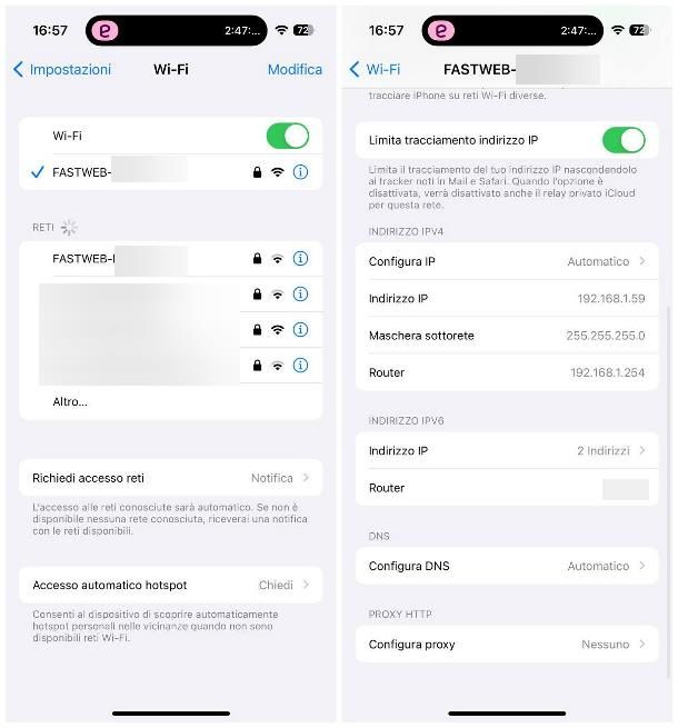 Come trovare indirizzo IP router: iPhone/iPad
