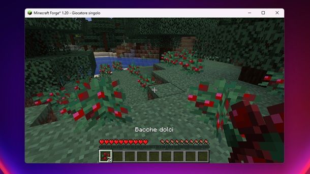 Bacche dolci Minecraft Taiga