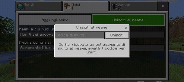 Codice amico Minecraft