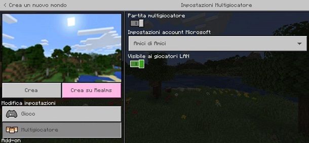 Come giocare in LAN su Minecraft PE